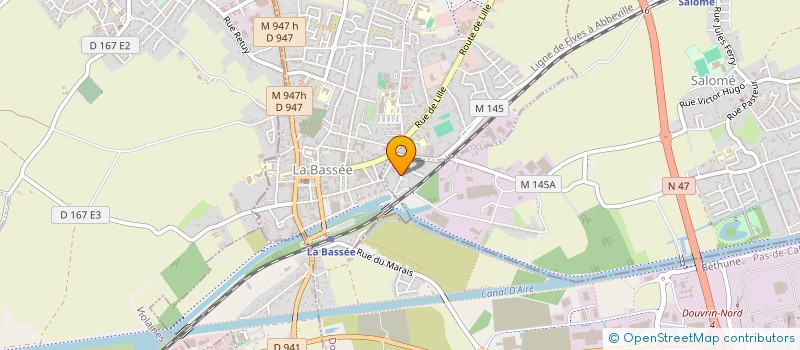 localisation de l'entreprise GESTCOMM à SALOME