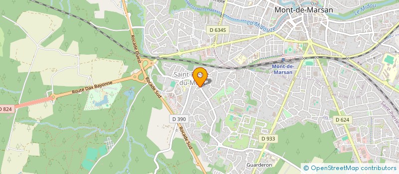 localisation de l'entreprise GESTE ET CREATION  SAINT-PIERRE-DU-MONT