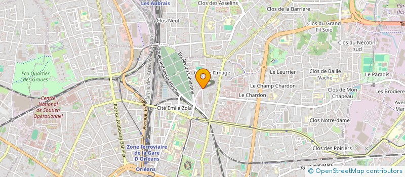 localisation de l'entreprise GESTE ET PAROLE à ORLEANS