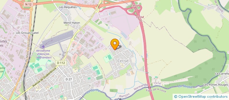 localisation de l'entreprise GESTE PLUS à CERISE