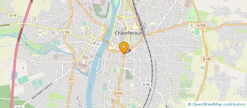 localisation de l'entreprise GESTEA FRANCE  CHATELLERAULT