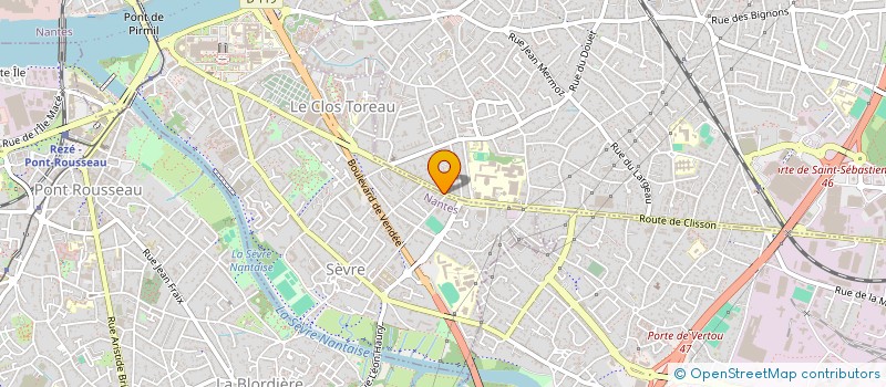 localisation de l'entreprise GESTECO SARL à NANTES