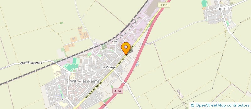 localisation de l'entreprise GESTEL à WITRY-LES-REIMS