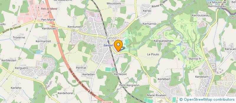 localisation de l'entreprise GESTEL NATURE  GESTEL