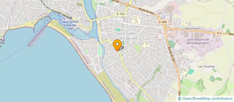 localisation de l'entreprise GESTES ET MATIERES DE MODE à SAINT-GILLES-CROIX-DE-VIE