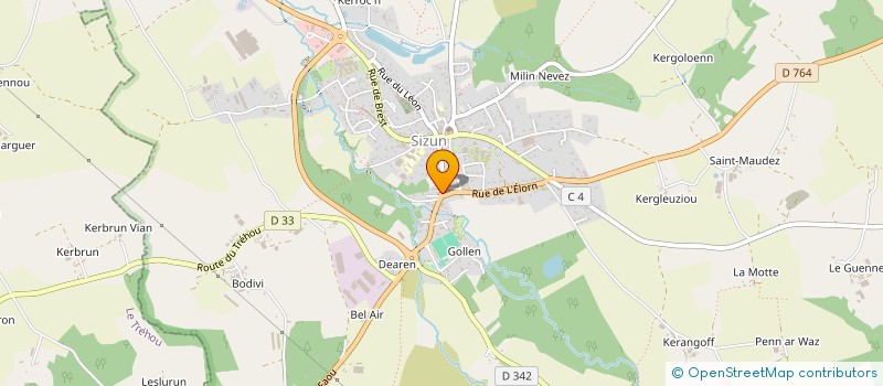 localisation de l'entreprise GESTES PEN AR BED à SIZUN