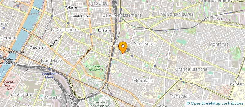 localisation de l'entreprise GESTETUD  LYON