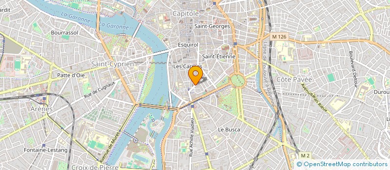 localisation de l'entreprise GESTFINA  TOULOUSE