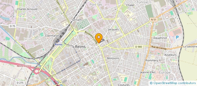 localisation de l'entreprise GESTHAB  REIMS