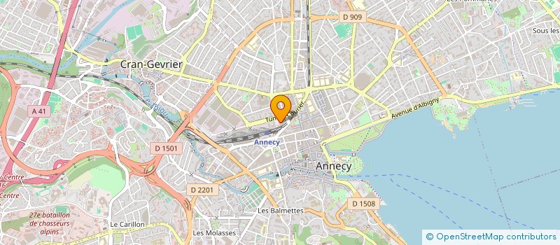 localisation de l'entreprise GESTHERA  ANNECY