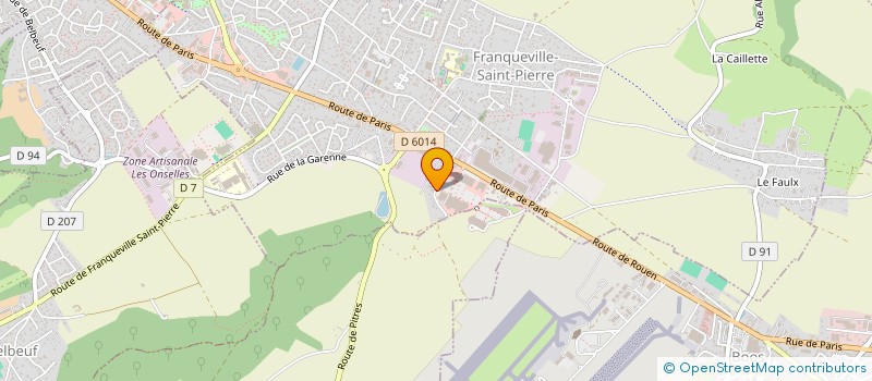 localisation de l'entreprise GESTHIE à FRANQUEVILLE-SAINT-PIERRE