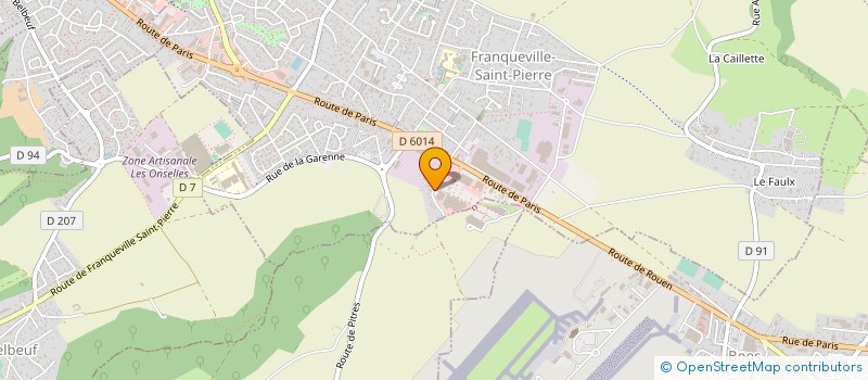 localisation de l'entreprise GESTHIE II à FRANQUEVILLE-SAINT-PIERRE