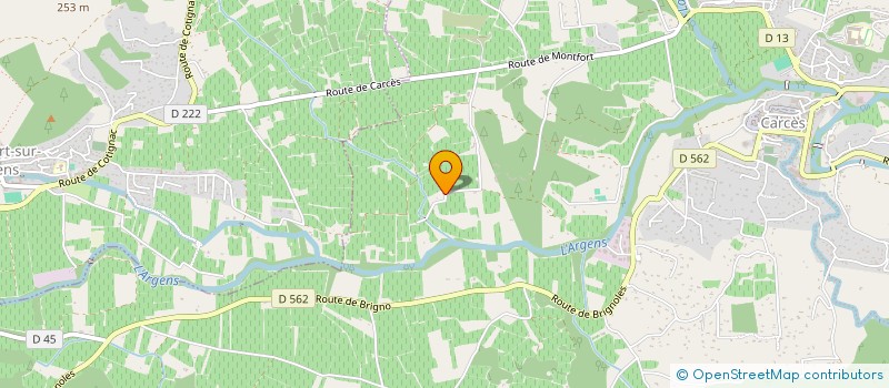 localisation de l'entreprise GESTHOTEL  COTIGNAC