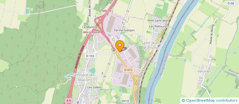 localisation de l'entreprise GESTHOTEL  MACON