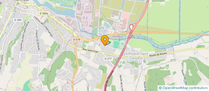 localisation de l'entreprise GESTHOTEL  LA RIVIERE-SAINT-SAUVEUR