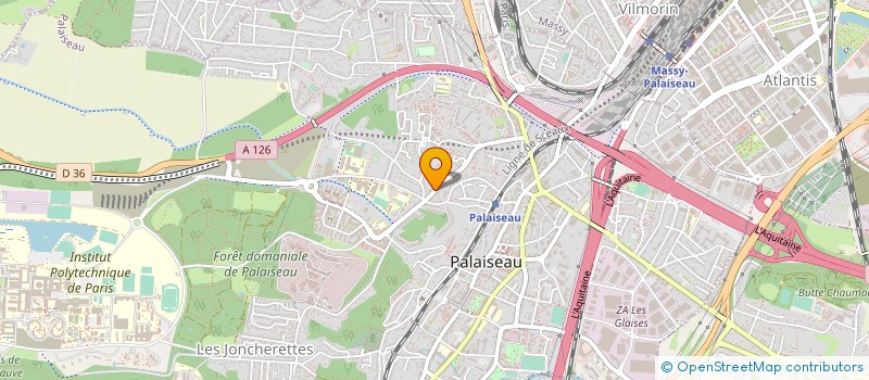 localisation de l'entreprise GESTI ELECT SECUR INFOR TELEG ELECT GENE  PALAISEAU