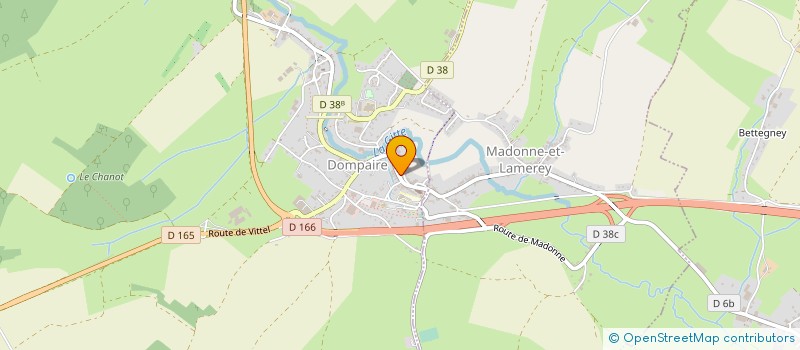 localisation de l'entreprise GESTI.SALLE POLYVALENTE DOMPAIRE LAMEREY à DOMPAIRE