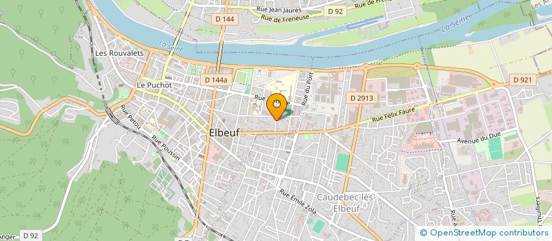 localisation de l'entreprise GESTIA PATRIMOINE  ELBEUF