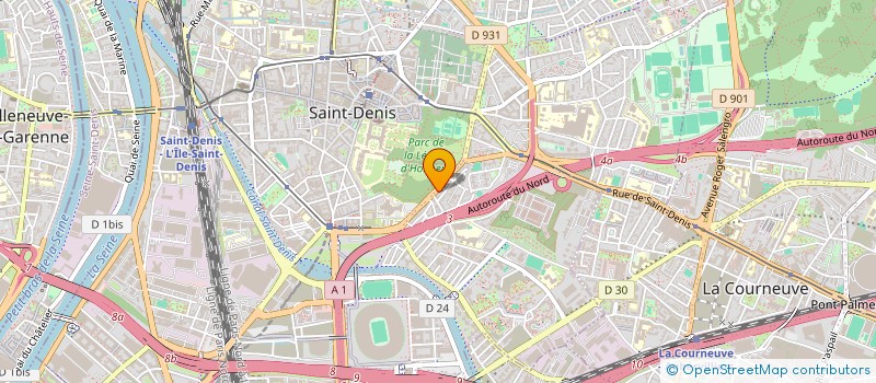 localisation de l'entreprise GESTIBAT  SAINT-DENIS