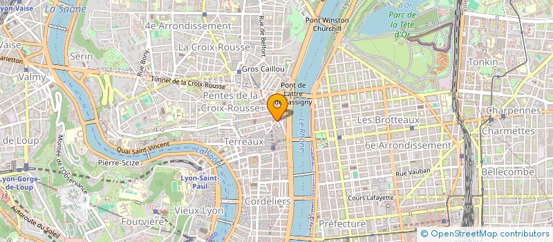 localisation de l'entreprise GESTICERT à LYON
