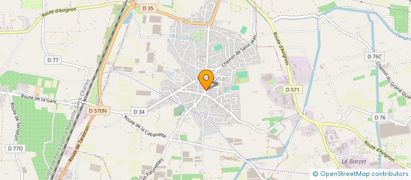 localisation de l'entreprise GESTILOC  ROGNONAS