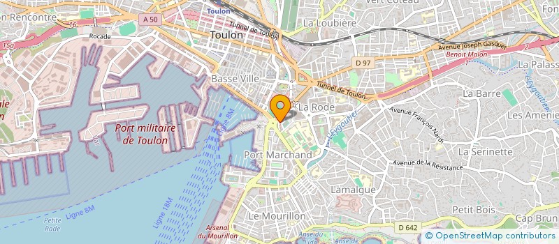 localisation de l'entreprise GESTILOC  TOULON