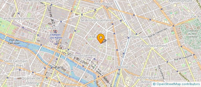 localisation de l'entreprise GESTIM  PARIS