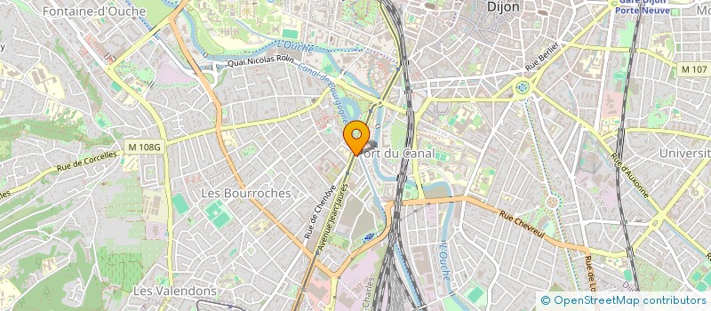 localisation de l'entreprise GESTIM à DIJON