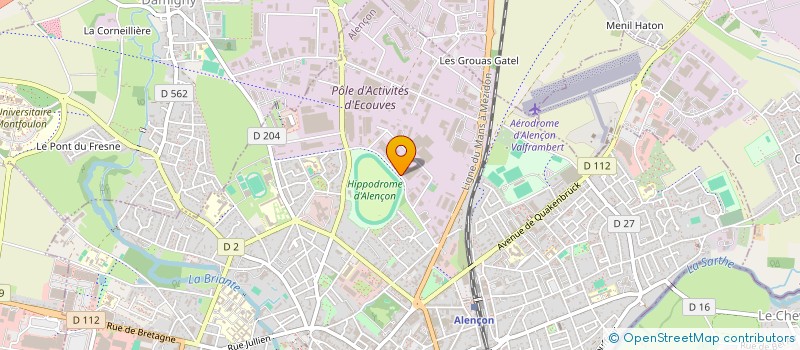 localisation de l'entreprise GESTIM 61 à ALENCON