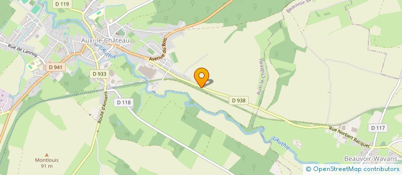 localisation de l'entreprise GESTIM FRANCE à AUXI-LE-CHATEAU