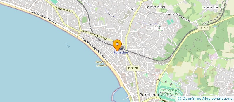 localisation de l'entreprise GESTIMAG 44  PORNICHET