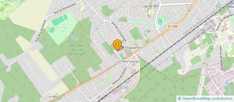 localisation de l'entreprise GESTIMMO  PESSAC