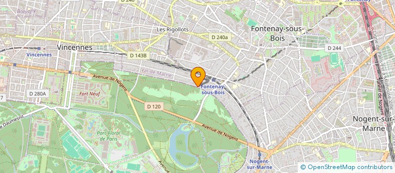 localisation de l'entreprise GESTIMMO à FONTENAY-SOUS-BOIS