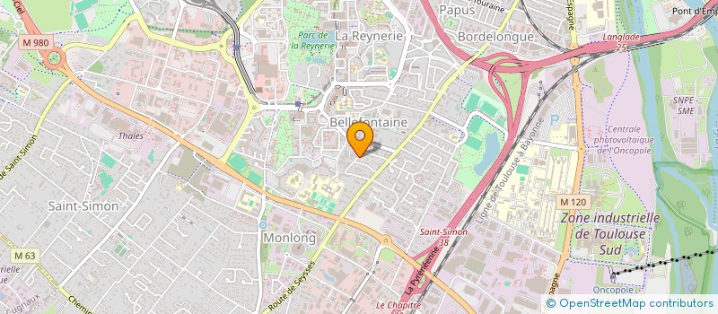 localisation de l'entreprise GESTIMMO à TOULOUSE
