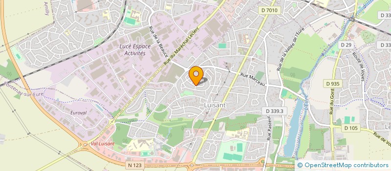 localisation de l'entreprise GESTIMMO FINANCES à LUISANT