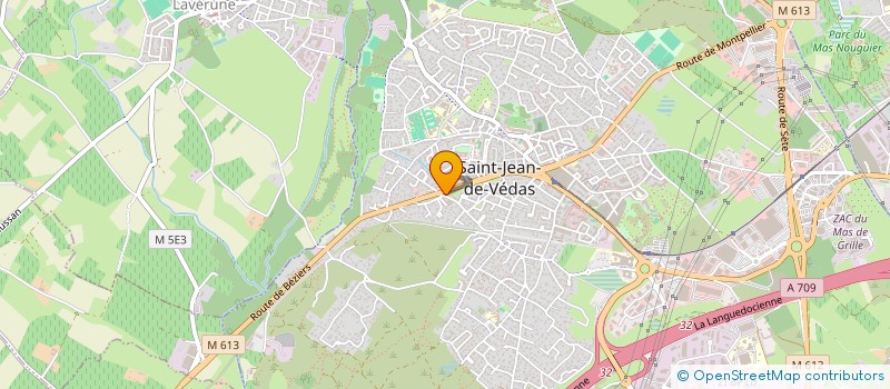 localisation de l'entreprise GESTIMMO OCCITANIE  SAINT-JEAN-DE-VEDAS