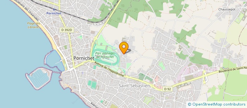 localisation de l'entreprise GESTINFOLOG  SAINT-NAZAIRE