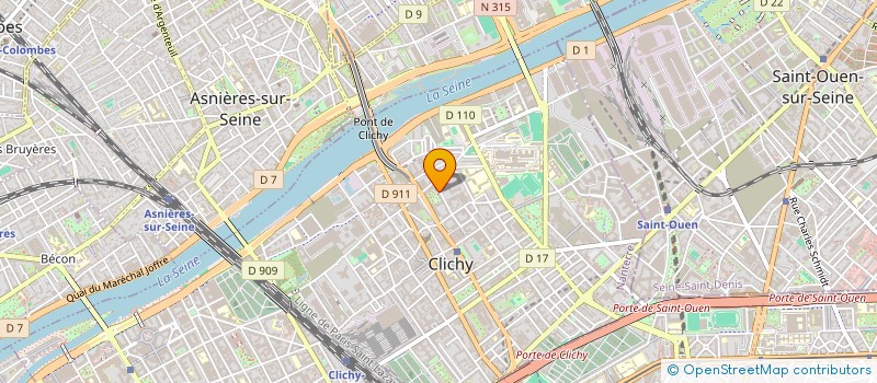 localisation de l'entreprise GESTINN à CLICHY