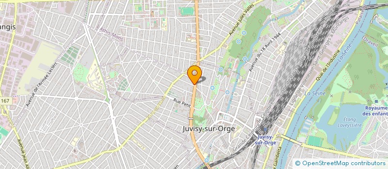 localisation de l'entreprise GESTIO GROUP ETUDES à JUVISY-SUR-ORGE