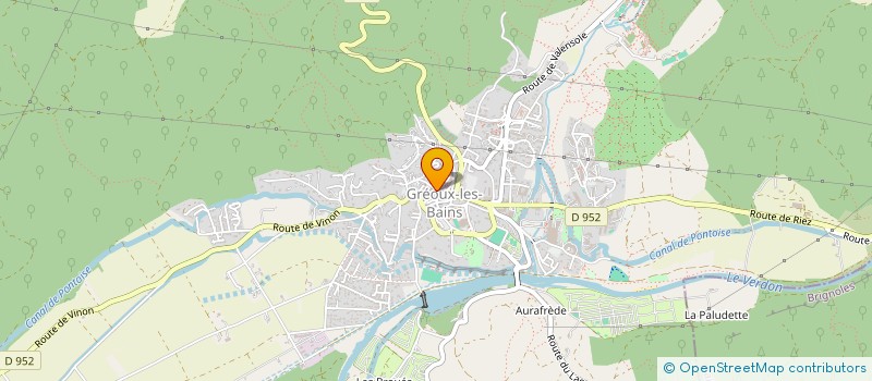 localisation de l'entreprise GESTION 2001 à GREOUX-LES-BAINS