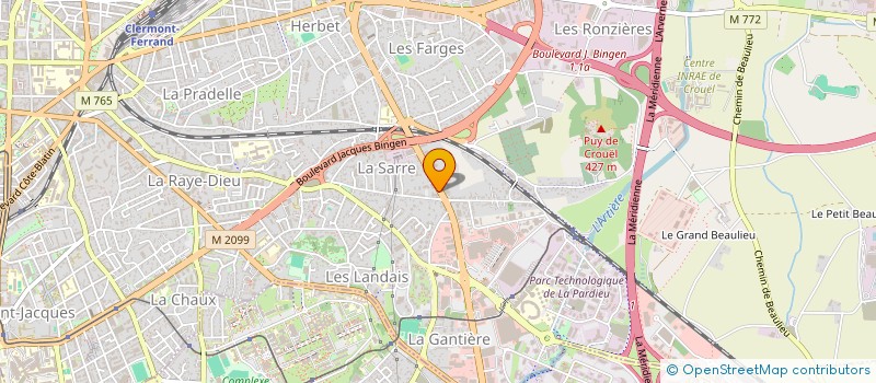 localisation de l'entreprise GESTION 4 CONSEIL à CLERMONT-FERRAND