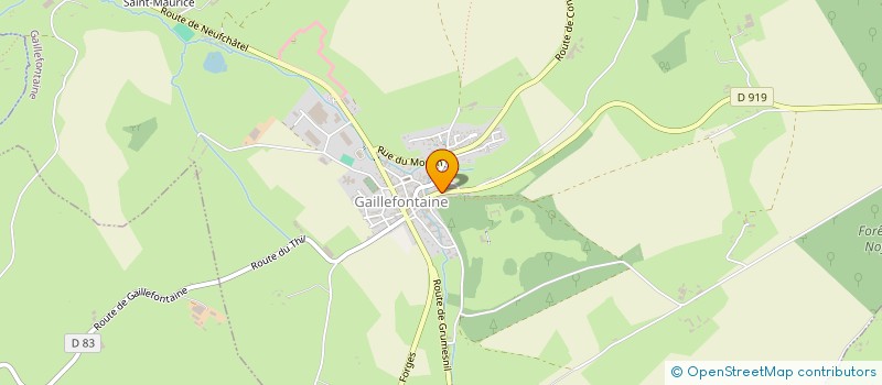 localisation de l'entreprise GESTION 76 à GAILLEFONTAINE