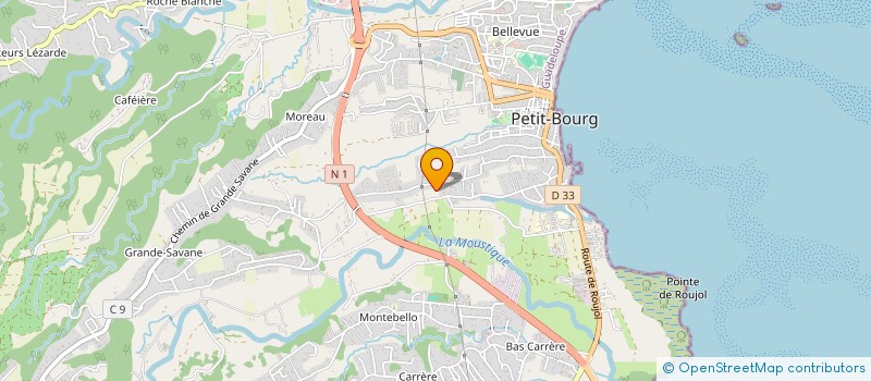 localisation de l'entreprise GESTION + à PETIT-BOURG