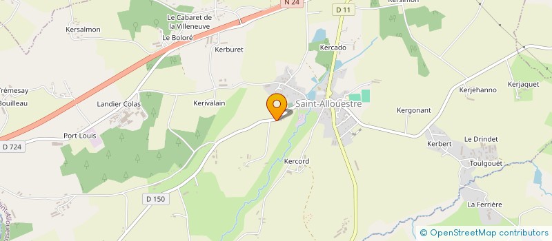 localisation de l'entreprise GESTION A LA CARTE  SAINT-ALLOUESTRE