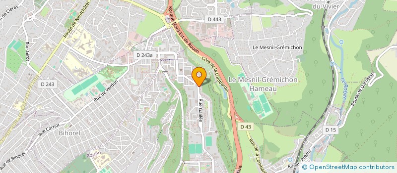 localisation de l'entreprise GESTION ADMINISTRATION ASSISTANCE  ROUEN