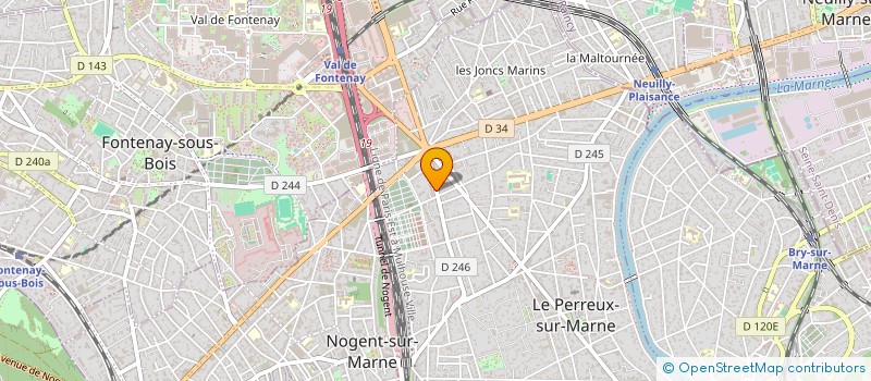 localisation de l'entreprise GESTION ADMINISTRATION ET DEVELOPPEMENT à LE PERREUX-SUR-MARNE