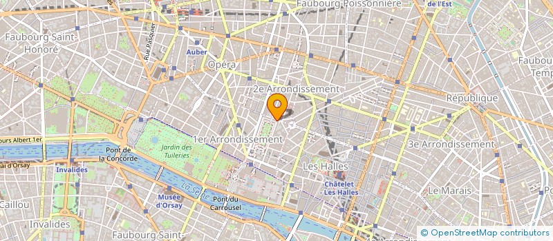 localisation de l'entreprise GESTION ADMINISTRATION MODE à PARIS
