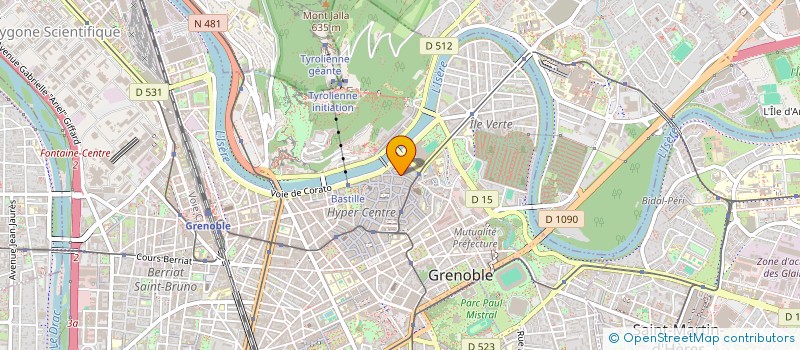 localisation de l'entreprise GESTION AFFAIRES FAMIL ET PRIVEES à GRENOBLE