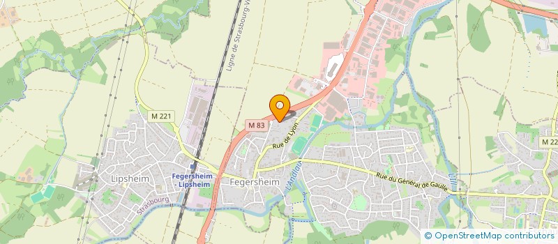 localisation de l'entreprise GESTION ALSAC INDUSTRIE AUTOMATISMES  FEGERSHEIM