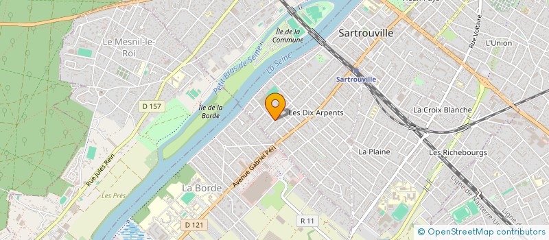 localisation de l'entreprise GESTION AMTAMO  SARTROUVILLE